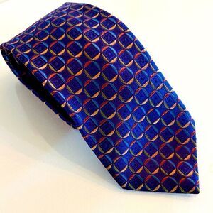 Men’s Multicolored Geometric Print Tie